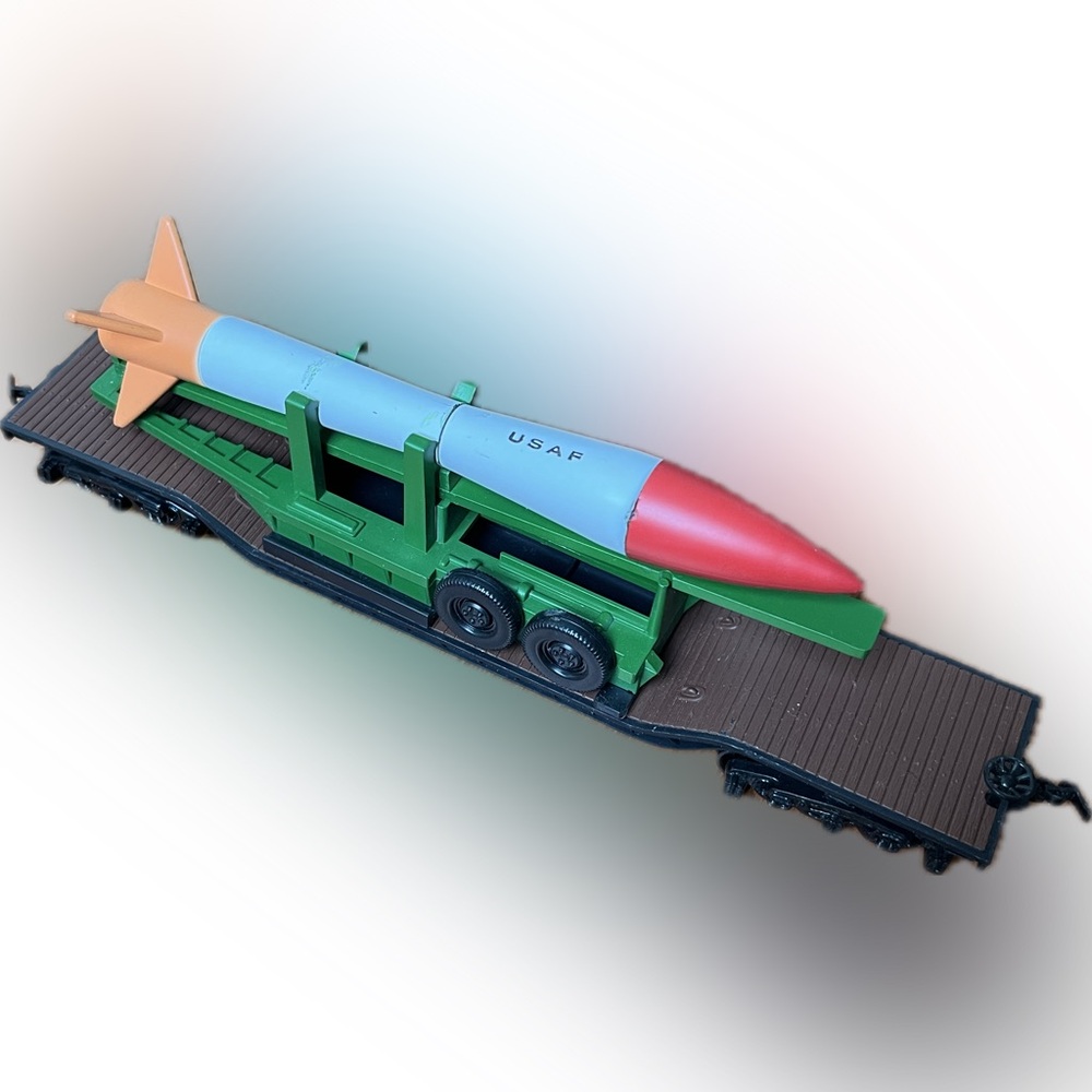 Bachmann USAF Rocket Missile Carrier Train Car.